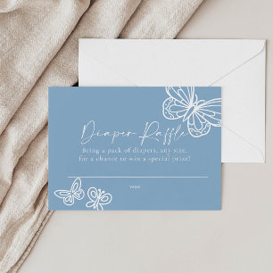 Correspondance Carte de Baby shower Boho à carreaux bleu