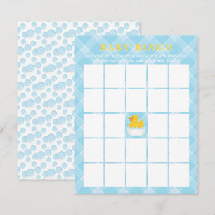 Correspondance Carte de bingo Baby shower en caoutchouc Bébé bl