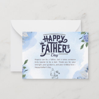 Correspondance Carte de Bonne Fête des Pères