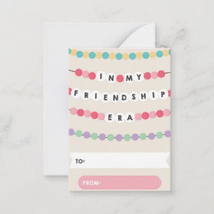 Correspondance Carte de bracelet d'amitié de la Saint-Valentin en