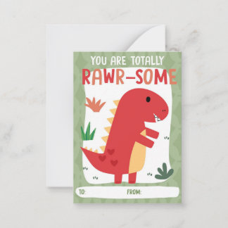 Correspondance Carte de la Saint-Valentin pour la classe des dino