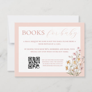 Correspondance Carte de livre Baby shower Baby in Bloom
