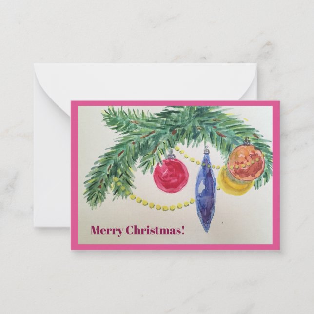 Correspondance carte de Noël (Devant)