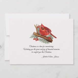 Correspondance Carte de Noël commémorative du Cardinal