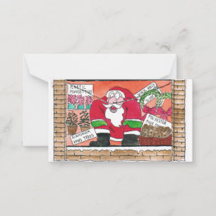 Correspondance Carte de Noël père Noël 2020 ziggy drôle