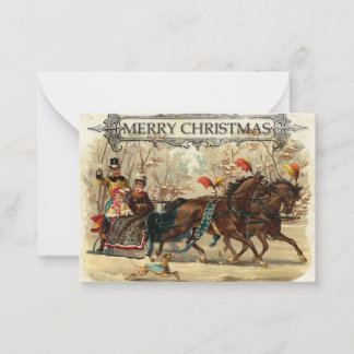 Correspondance Carte de Noël - Sleigh