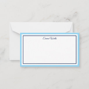 Correspondance Carte de note à nom personnalisé