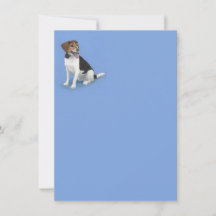 Carte de note de Mix Beagle adorable