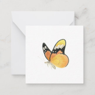 Correspondance Carte de note papillon