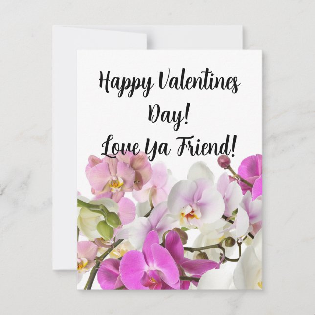 Correspondance Carte de note plat Friend Valentines (Devant)