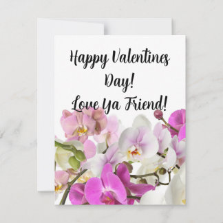 Correspondance Carte de note plat Friend Valentines