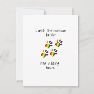 Correspondance Carte de note plat Rainbow Bridge