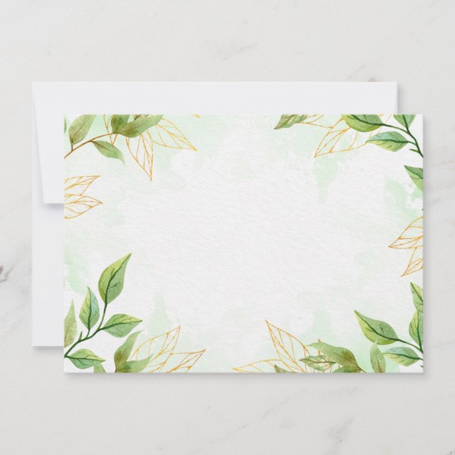 Correspondance Carte de note plate (Devant)