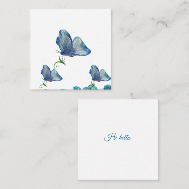 Correspondance Carte de note plate (Devant / Derrière)