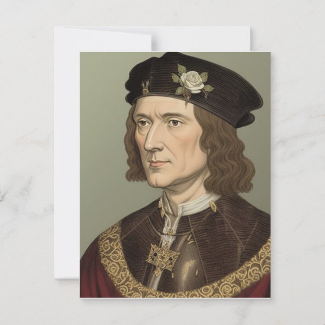 Correspondance Carte de note Richard III (Devant)