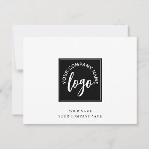 Correspondance Carte de note simple Logo