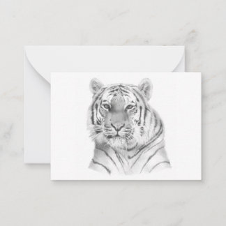 Correspondance Carte de note Tiger