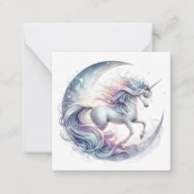 Carte de note Unicorn