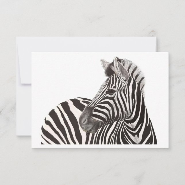 Correspondance Carte de note Zebra (Devant)