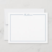 Carte de papier à lettres personnalisées Bordure b