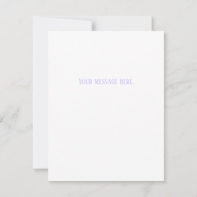 Correspondance Carte de Pâques plate (Dos)