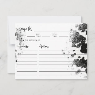 Correspondance Carte de recette de la Fête des mariées occidental