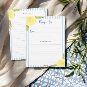 Correspondance Carte de recette de mariage au citron Main Squeeze