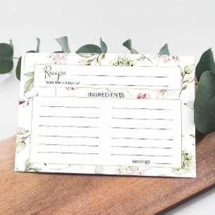 Correspondance Carte de recette de mariage floral Bourgogne rose