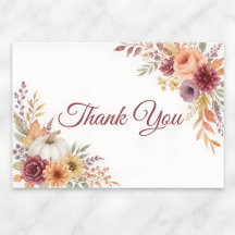 Carte de remerciement pour Baby Shower "Tombez amo