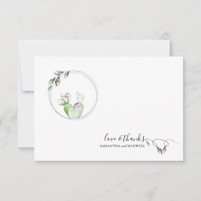 Correspondance Carte de remerciement unique de Noël (Devant)