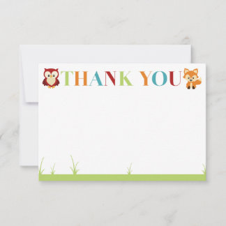 Correspondance Carte de remerciements en Baby shower en bois