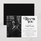 Carte de remerciements funéraire, Merci de sympath