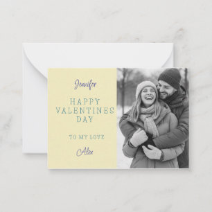Correspondance Carte de Saint-Valentin personnalisée avec photo 