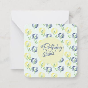 Correspondance Carte de vœux d'anniversaire