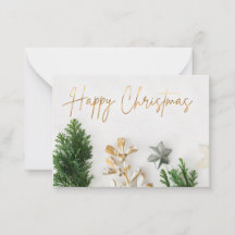 Carte de vœux de Noël.