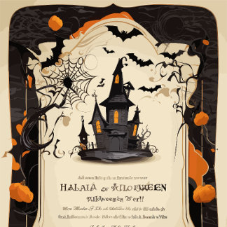 Correspondance Carte de voeux Halloween