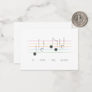 Correspondance Carte de vœux Minuscule Amazing Grace