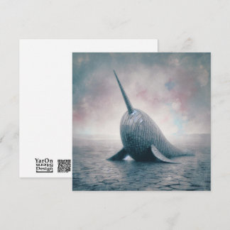 Correspondance Carte de voeux ondulée Narwhal