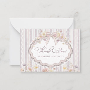 Correspondance Carte de vœux plate aquarelle élégante de fleur sa
