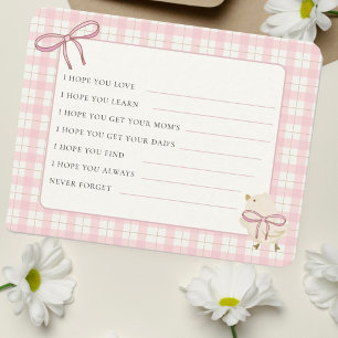 Correspondance Carte de Vœux pour Bébé Fille Shower de Bébé Pou
