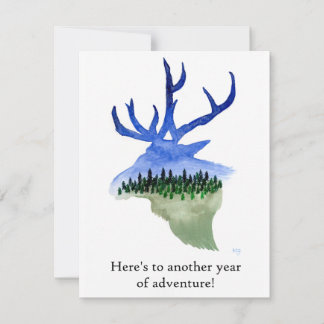 Correspondance Carte de voeux pour une nouvelle année d'aventure 