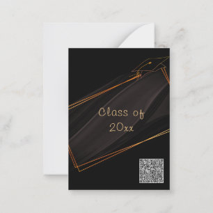 Correspondance Carte d'invitation de remise de diplôme avec code 