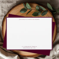 Carte plate classique à bordure de mûrier