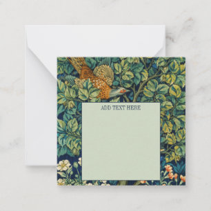 CORRESPONDANCE CARTE POUR NOTES AVEC CONCEPTION "PHÉASANT" DE WIL
