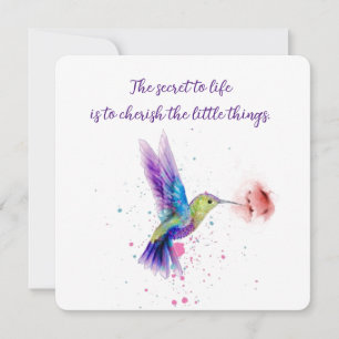 Correspondance Carte pour notes de colibri 5x5