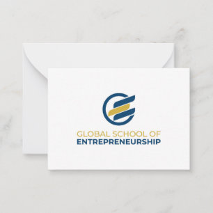 Correspondance Carte pour notes de papeterie GSE