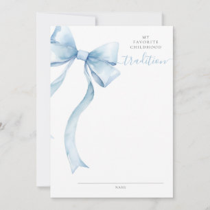 Correspondance Coquette Bow Baby shower Carte de tradition d'enfa