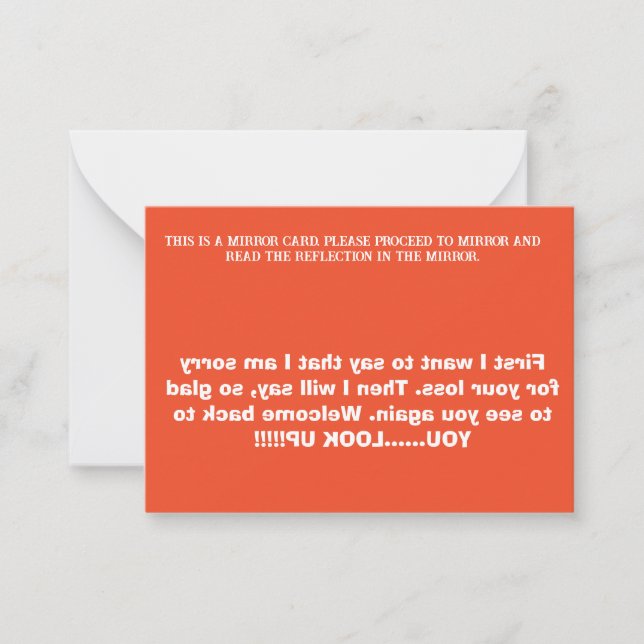 Correspondance D115 - Retour de bienvenue - Carte de note (Devant)