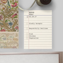 Date d'échéance de carte de bibliothèque RSVP 