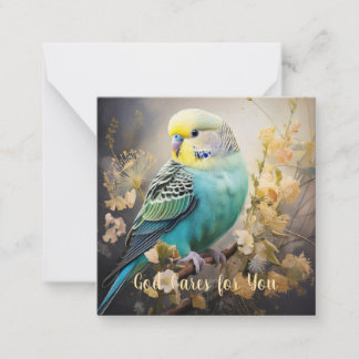Correspondance Dieu s'occupe de vous, avec la carte Parakeet Note
